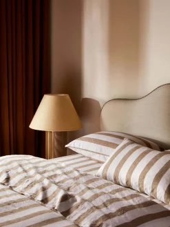 L&M Home Rue Cafe Linen & Cotton Lumbar Cushion Best Sale