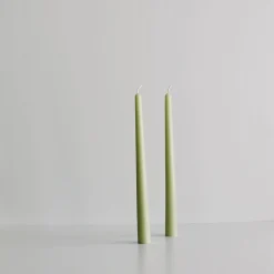 L&M Home Tapered Candle Pair - Aloe Flash Sale