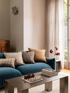 L&M Home Vida Manuka Linen Cushion New