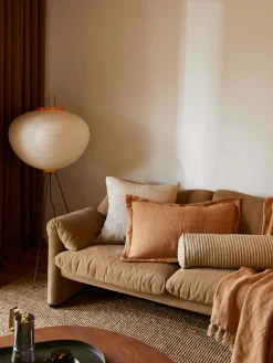 L&M Home Vida Natural Linen Cushion Online