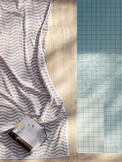 L&M Home Wave Natural Towels Flash Sale