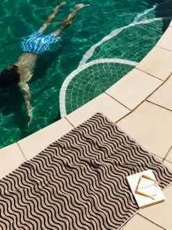 L&M Home Wave Noir Towels Fashion